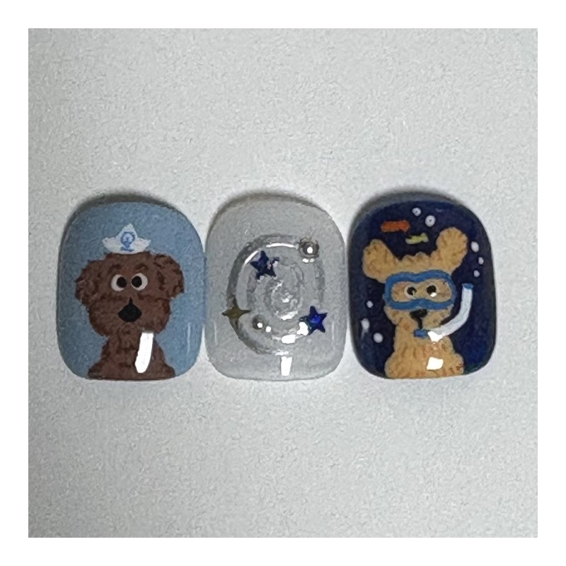 [Ar] Badaya handmade nail tip drawing nail art specialist /