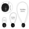 3 Pieces Luggage Locks Set, Combination Lock Suitcase Lock, Small