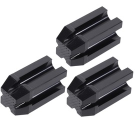 WOONEKY 3pcs Eyeliner Pencil Sharpener Multi-Sided Cosmetic Sharpener for Makeup Pencils Portable Eyebrow and Lip Liner Tool Blades Easy to Carry and Use