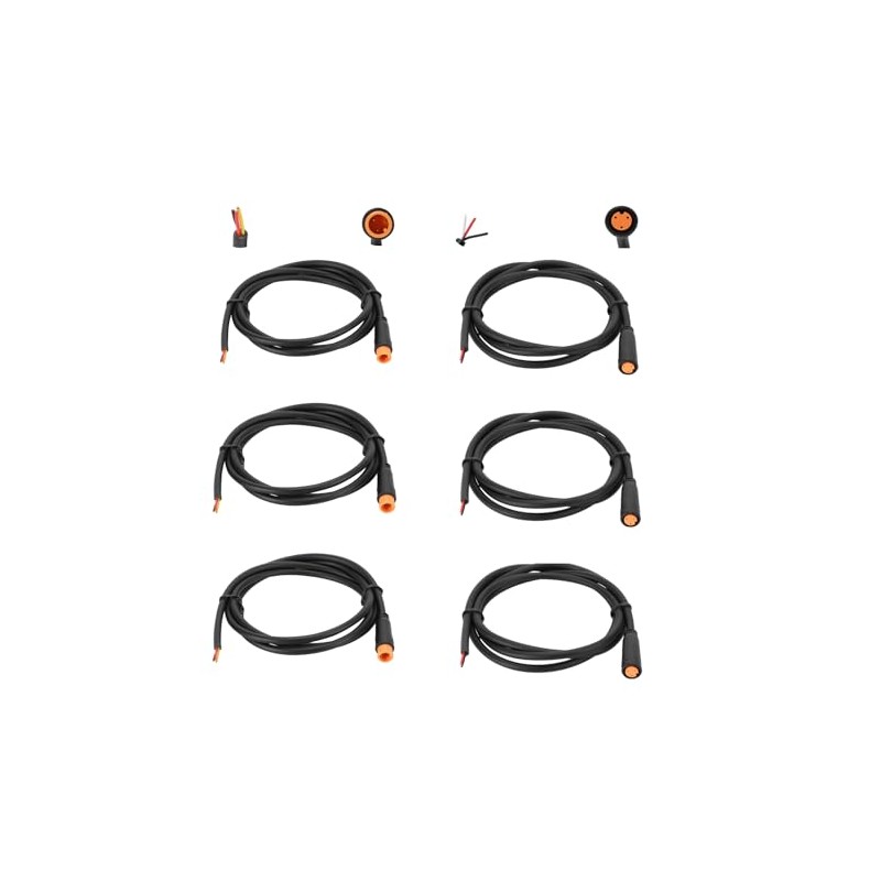 Powallon 3-Pin eBike Adapter Cable for Throttle & Brake Connectors