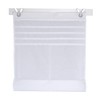 Kessy Roman Blind with Eyelet Top with Piping White, Grey,