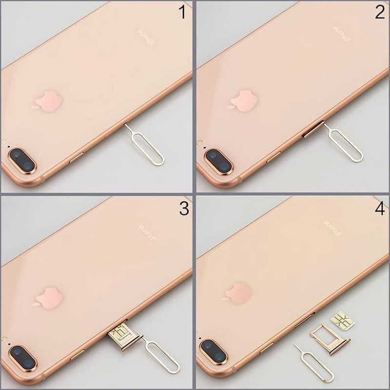 MJ Vision 4 pcs SIM Card Ejector Pin, Sim Tray