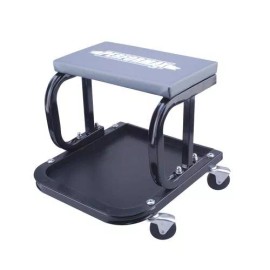 Performax 250 Lbs Mechanics Roller Cushion Seat Steel Frame Swivel Caster w/ Tray Storage
