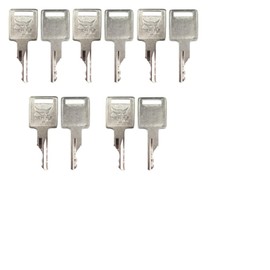 10pcs D250 Ignition Key 6693241 6709527 A77313 307852A1 714602 Key Replacement Car Assessories Parts for Bobcat Skid Steer Genie Loader