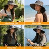EINSKEY UPF 50+ Women's Sun Hat, Waterproof Wide Brim Bucket