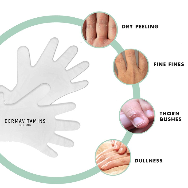 Dermavitamins Advanced Hand Glove Mask (Moisturising Treatment) - Repair Extremely