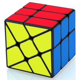 TOYESS Fenghuolun Original Magic Cube for Children and Adults, Multicoloured Speed Cube Professional, 3D Puzzle Toy, Thinking Tasks, Stocking Stuffer for Boys and Girls