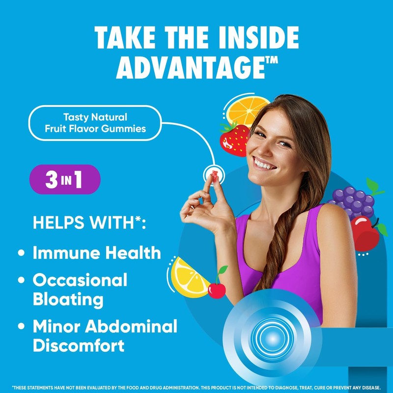 Digestive Advantage - Gomas probióticas (80 unidades, 2 unidades)
