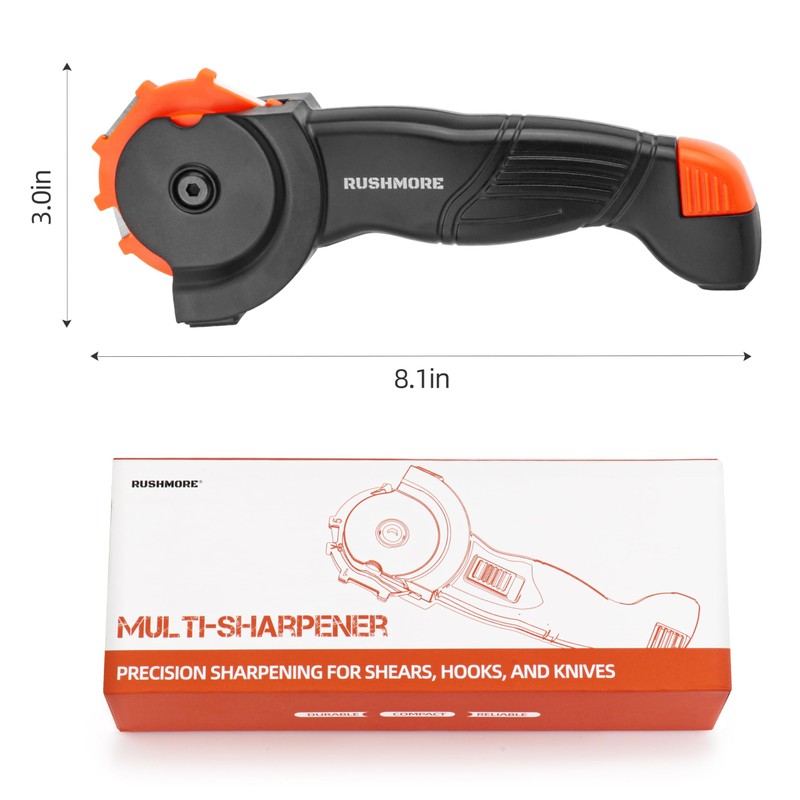 Rushmore 6-in-1 Garden Tool & Knife Sharpener – Carbide &