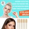 MyAoKuE-UP 100 Pack Bamboo Handle Mascara Wands Disposable Eyelash Brushes