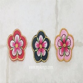 Rose of Sharon Embroidery Patch / Baessi Hairpin Materials / Gift Certificate Envelope Packaging Decoration / 무궁화 자수와펜/배씨머리핀재료/상품권봉투 포장장식