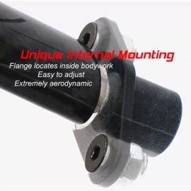 Race Mirrors Auto Racing Mirrors - PRO INTERNAL MOUNT (pair) - CNC Milled & Anodized