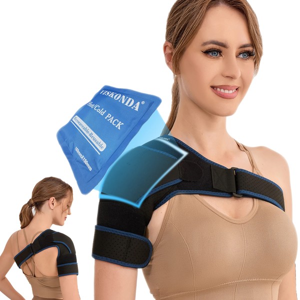 VISKONDA Shoulder Brace - Support and Compression Sleeve,Rotator Cuff Shoulder