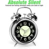 Genérico RU-con Ta/ble Clock Alarm Super Loud for Heavy Sleepers