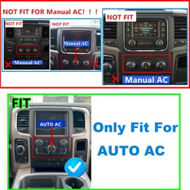 Car Stereo Radio for Dodge Ram 1500 2500 3500 (2013-2018) Auto AC, 2+64GB Android 13 GPS Navigation with WiFi Wireless Apple Carplay Android Auto SWC DSP RDS,Fit Factory Camera