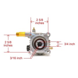 The ROP Shop | Power Pressure Washer Water Pump for Troy-Bilt 020208, 020208-0, 020208-01 Units