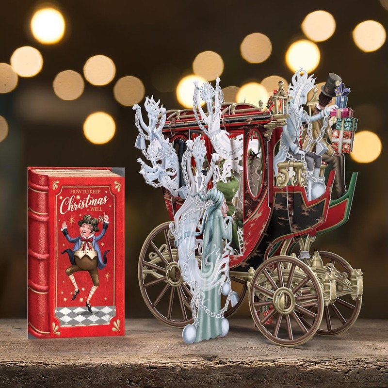 PAPER D'ART - CHRISTMAS CAROL - 3D CHRISTMAS CARD