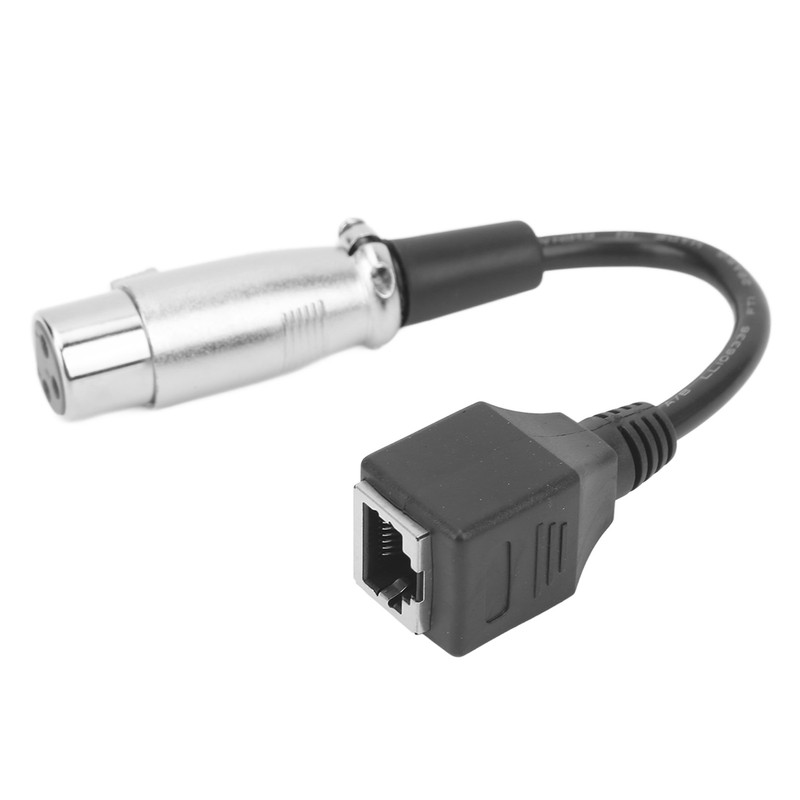 RJ45 to XLR Adapter Cable Female to Female Plug and