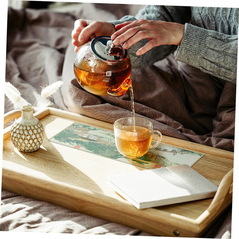 ABOOFAN 2Pcs Thick Absorbent Tea Towel Chinese Style Teapot Mat