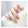 Domiya Nail Tip, 3D Nails, 24 Pieces, Very Short Popular,