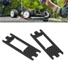 VBESTLIFE RC Servo Adapter Plate, 2PCS Lightweight Carbon Fiber Servo
