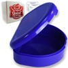 QUIST (TM) Solid Orthodontic Retainer Case (Purple)