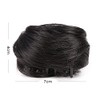 Extensiones de cabello con pinza para moño desordenado, cola de