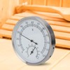 Aqur2020 Stainless Steel Sauna Room Thermometer Hygrometer Steam Room Thermometer