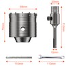 WinGluge Hollow Drill Bit Set 68 mm, with SDS Plus
