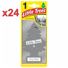 Little Trees Air Freshener Tree MTR0077B City Style Fragrance For Car Home Boat Caravan - 24 Pack