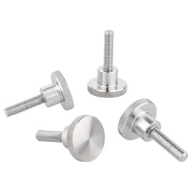 Ottertools - Thumb Screw DIN 464 | Thread: M3 x 12 mm | Stainless Steel | Pack of 4