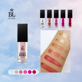 BEL London Glossy Kiss Lipgloss (#02 Light Pink)