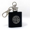 Holy Water Bottle Stainless St Benedict - Spanish - BLACK