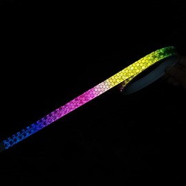 Reflective Tape 0.5"X10'-Waterproof Self-Adhesive Trailer Reflector Tape-Reflective Tape forBicycle, bicycle，Trucks,Trailers,Cars.Warning Caution Conspicuity Tape