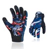 Vgo... 1Pair Unisex Motorcycle Riding Gloves,Touchscreen,Anti-slip,Breathable Lightweight Anti-Slip with Fullfinger