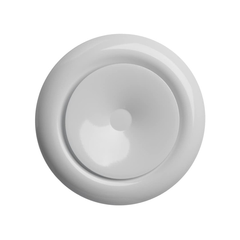 Diameter 160 mm, white plate valve, stainless steel exhaust valve,