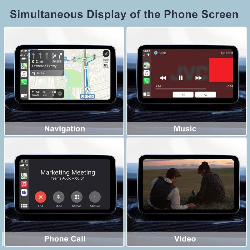 Olycism Android Auto Wireless Adapter Upgrade Wireless Android Auto Dongle