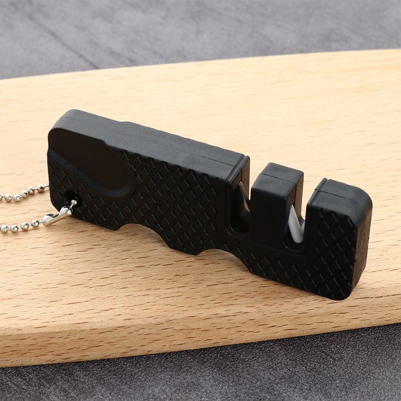 Pocket Knife Sharpener, Handheld Keychain Tool for Outdoor Camping and