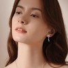 Bow Earrings for Women Sterling Silver: Bow-Knot Stud Dangle Stud