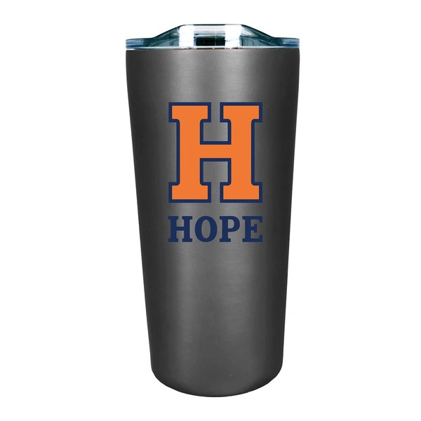 The Fanatic Group Hope College Double Walled Soft Touch Tumbler, Design-1 - Silver