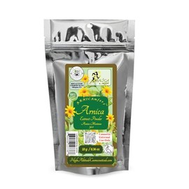 Arnica Montana Extract Powder Extra Strength (High Concentration 50:1) - for DIY Muscle Massage Cream, Soothing Herbal Bath, Hands Feet Body Soak, Skin Bruise Cream - by ARNICAmfort - 10g (0.35oz)