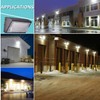 2PACK Dusk to Dawn 100W LED Wall Pack Light Fixture,