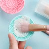 Ipetboom Limpiador de Brochas de Maquillaje 6 Piezas Almohadillas de