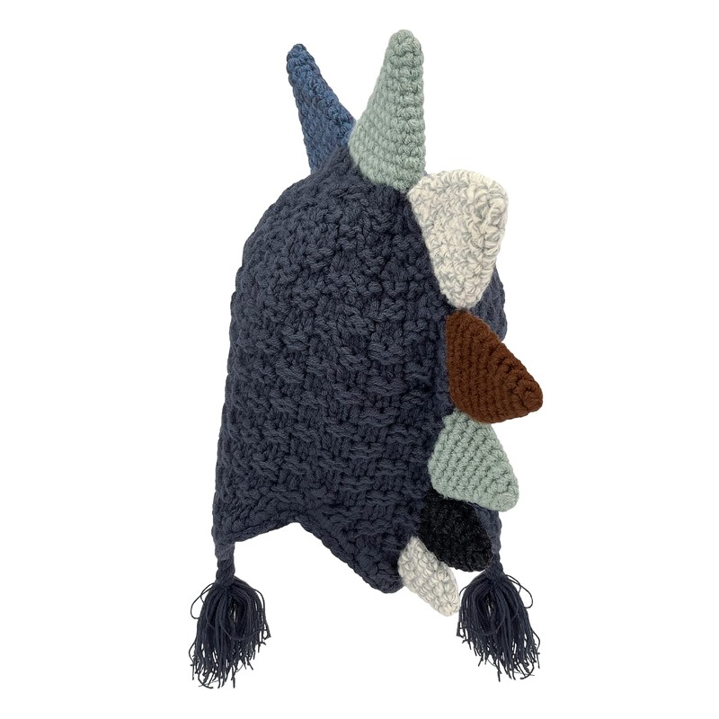Boys Girls Knitted Dinosaur Hats Cartoon Kids Winter Warm Cute