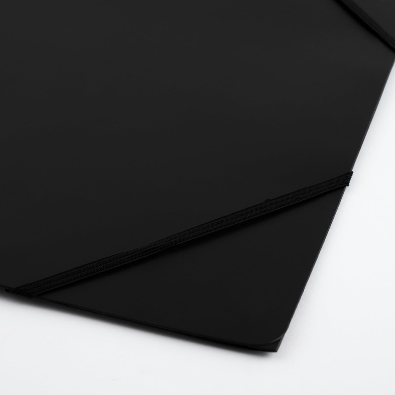 D.RECT 9082 Portfolio Folder, PP with Elastic Band, Elastic Folder