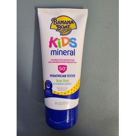 Banana Boat Kids Mineral SPF 50 Sunscreen Lotion Broad Spectrum Tear Free 6oz