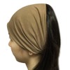 Bowbear Women Solid Wide Elastic headband, Tan