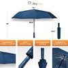 DryDay Umbrella Premium Umbrellas for Rain, Large 44” Windproof Double