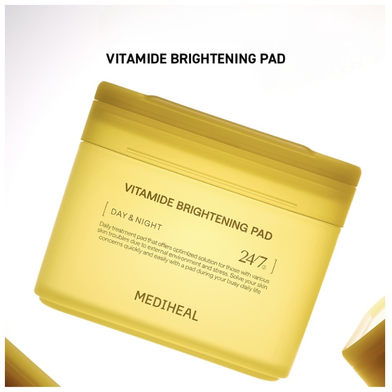 MEDIHEAL Square Toner Pads 200ea, Type:Tea Tree Trouble Pad