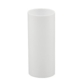 Creative Hobbies White Plastic Medium Base Chandelier Socket Candle Covers, 3 Inch Tall | 6 Pack